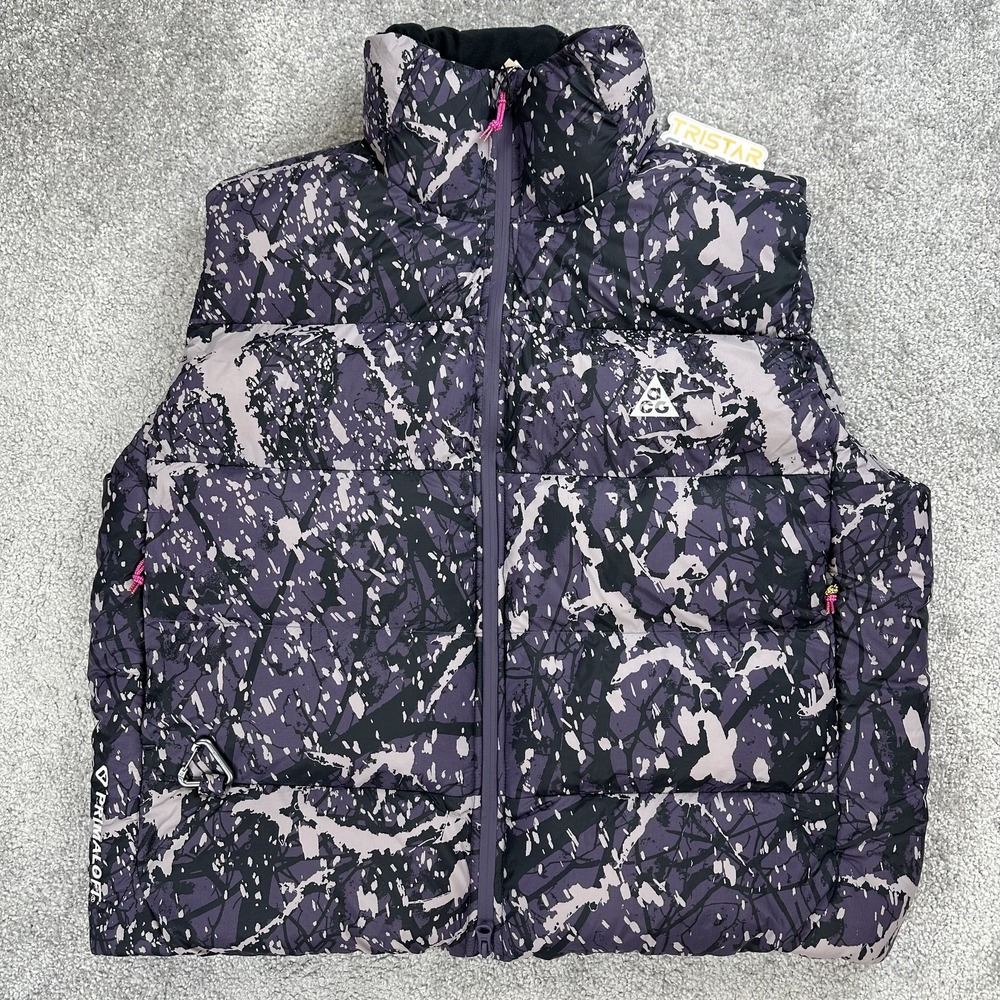 Nike ACG Vest Womens Large Purple Lunar Lake Therma-Fit ADV Primaloft Packable